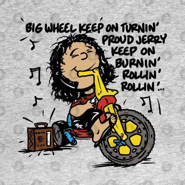 Jerry Big Wheel Gratenuts Dead and Co by HandEyeStudio